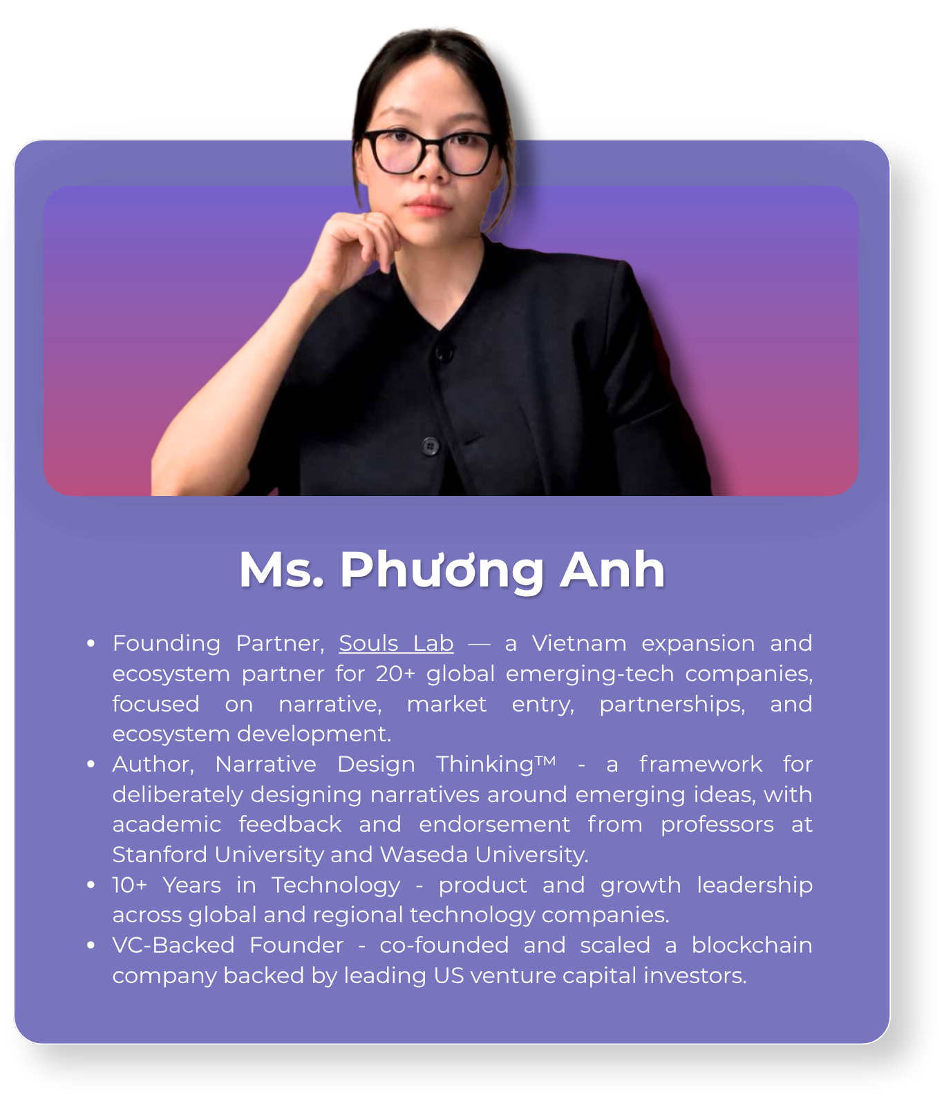 Ms. Phương Anh - Board of Mentors